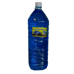 آب رادیاتور صنعت خودرو کد 222021 حجم 2.5 لیتر به همراه محلول شیشه شوی حجم 2.5 لیتر