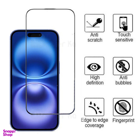 محافظ صفحه نمایش کی -زد دو مدل Full-Glassمناسب برای گوشی موبایل اپل iPhone 16/15