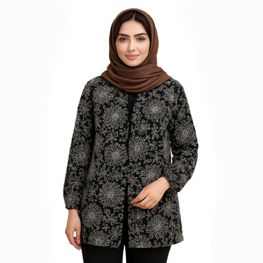 مانتو کتی زنانه السانا مدل کاملین کد 218301