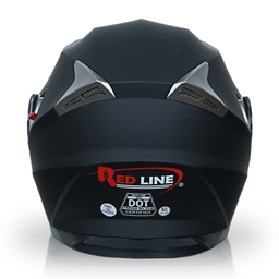 کلاه کاسکت فک متحرک ردلاین مدل 935 رنگ مشکی مات به همراه کاور