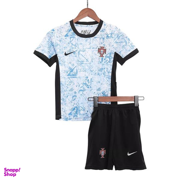 ست پیراهن و شورت ورزشی پسرانه مدل پرتغال Away 2024