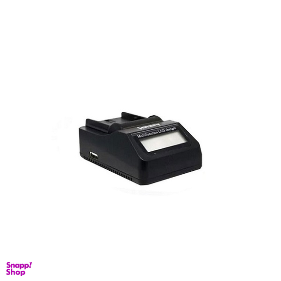 شارژر باتری دوربین جی ماری مدل AC-VQ9001 دارای صفحه دیجیتال سری F