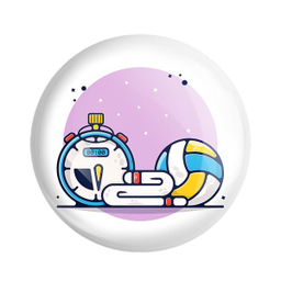 مگنت خندالو طرح والیبال کد 10030