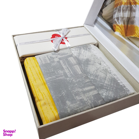 سرویس کاور لحاف یکنفره 3 تکه کاتن باکس مدل Liny