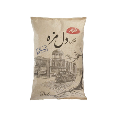 چیپس نمکی دل مزه مزمز وزن 200 گرم