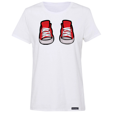 تیشرت زنانه 27 مدل All Star Shoes کد MH1127 رنگ سفید