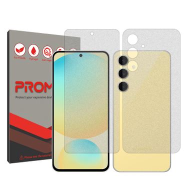 محافظ صفحه نمایش مات پرومیت مدل Resistant مناسب گوشی موبایل سامسونگ Galaxy S24 FE به همراه محافظ پشت گوشی