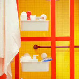 ارگانایزر دیواری ساکشن دار ایکیا مدل TISKEN