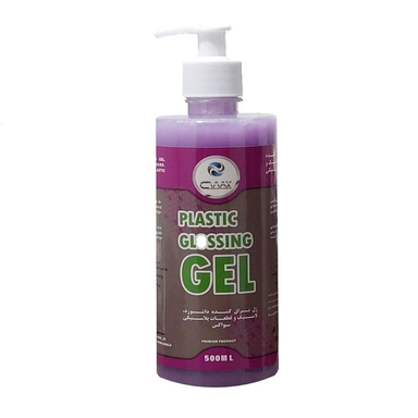 ژل براق کننده داشبورد لاستیک و قطعات پلاستیکی خودرو&nbsp; سی واکس مدل GEL1 حجم 500 میلی لیتر