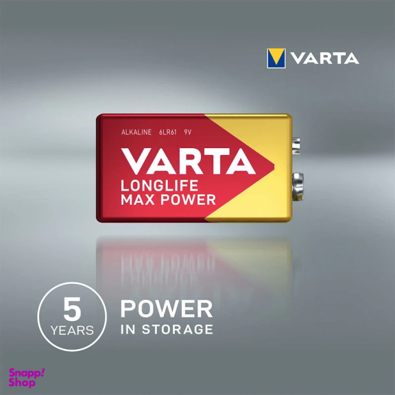 باتری کتابی وارتا مدل Longlife Max Power 9V