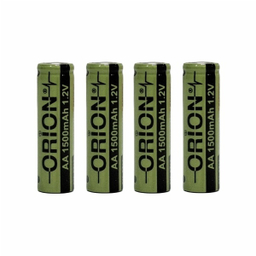 باتری قلمی قابل شارژ سرتخت اوریون مدل AA1500mAh بسته 4 عددی
