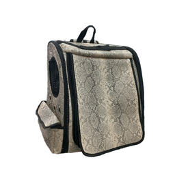 کوله پشتی حمل سگ و گربه طرح چرم کد B103