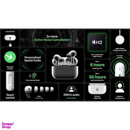 ایرفون بلوتوثی طرح اپل مدل AirPods Pro 2nd Generation 2022