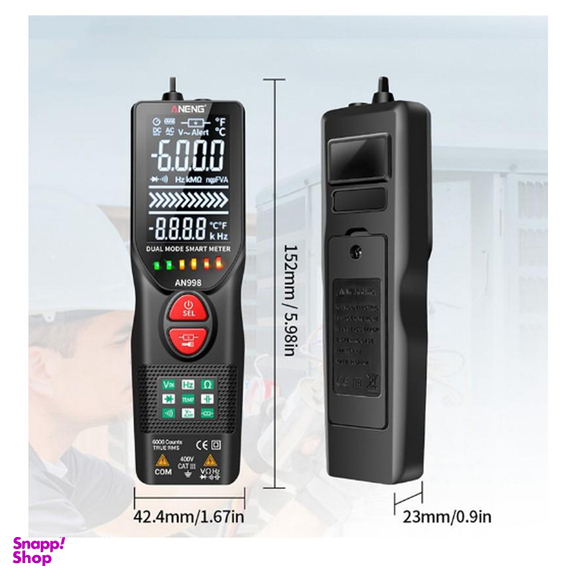 مولتی متر دیجیتال آننگ مدل AN998