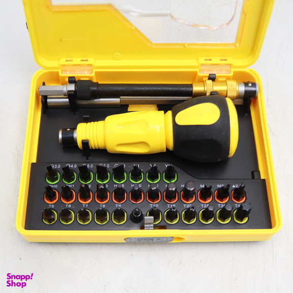 سری پیچ گوشتی و پیچ گوشتی سامکو کد YPR-034 مجموعه 34 عددی