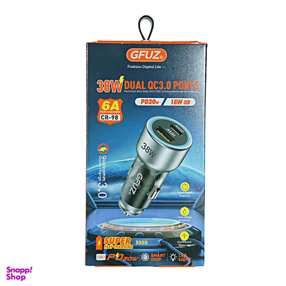 شارژر فندکی موبایل جیفوز مدل CR-98