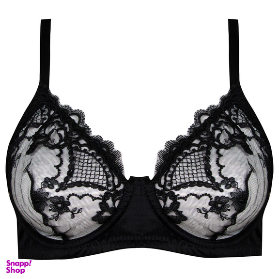 ست شورت و سوتین زنانه کارنا رز مدل فنردار کد 5167-5007 رنگ مشکی