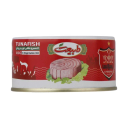 کنسرو ماهی تون در روغن طبیعت مدل پرسپولیس وزن 180 گرم بسته 24 عددی