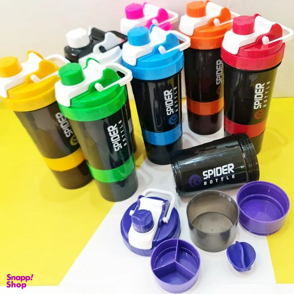 شیکر اسپایدر مدل سه تکه کد 8 گنجایش 0.5 لیتر