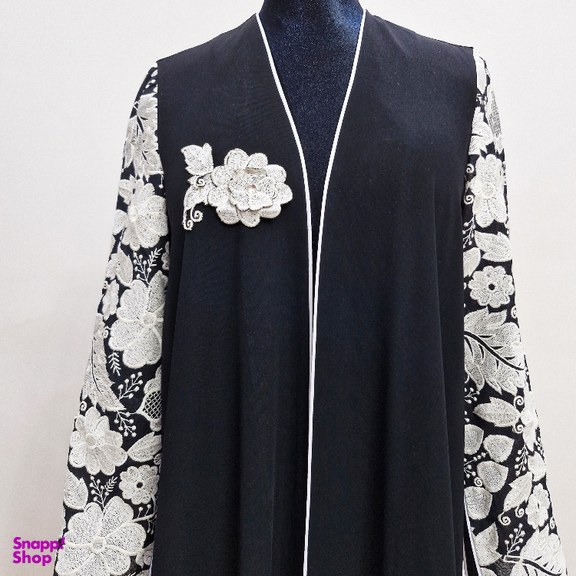 مانتو مجلسی زنانه کد 350 رنگ مشکی