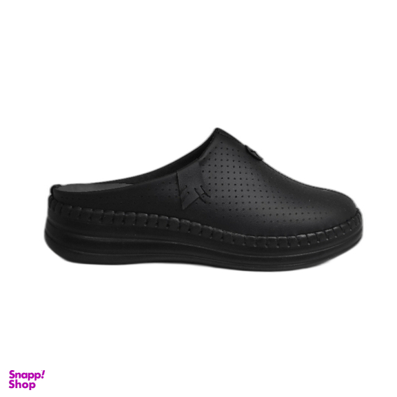 دمپایی طبی زنانه جلو بسته شهرام طب کد 3033 رنگ مشکی