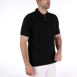 پولوشرت آستین کوتاه مردانه مدل GD-s-15535307 رنگ مشکی