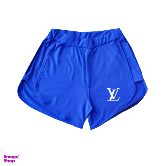 شلوارک زنانه طرح LV کد SH14 رنگ آبی