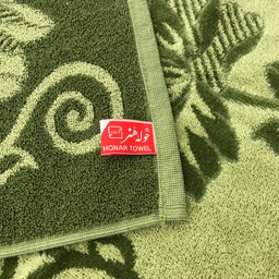 حوله دست و صورت حوله هنر طرح گلها سایز 75×40 سانتی‌متر