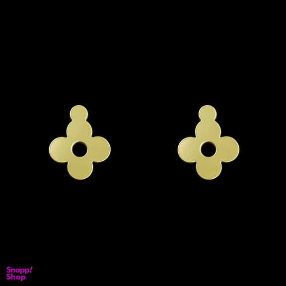 گوشواره میخی طلا 18 عیار زنانه وی وی گلد گالری مدل گل 8965