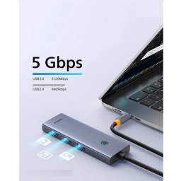 هاب 7 پورت Type-C بیسوس مدل BS-OH159