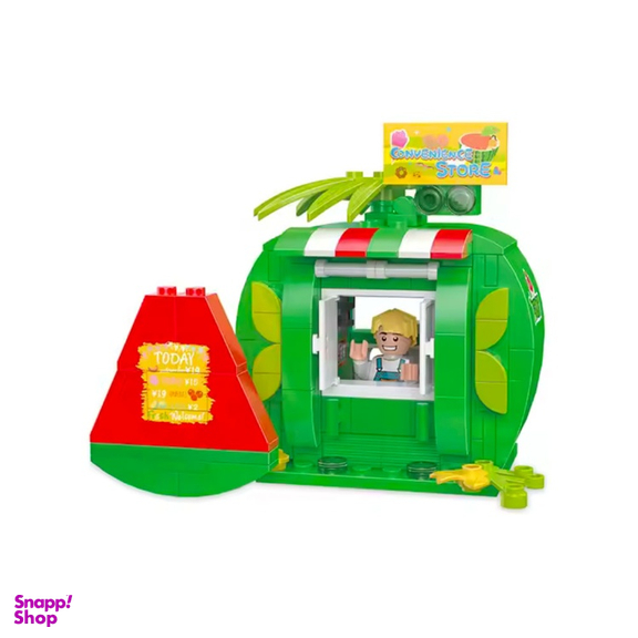 لگو کوگو مدل ماشین عقب کش دو حالته طرح هندوانه کد 3813