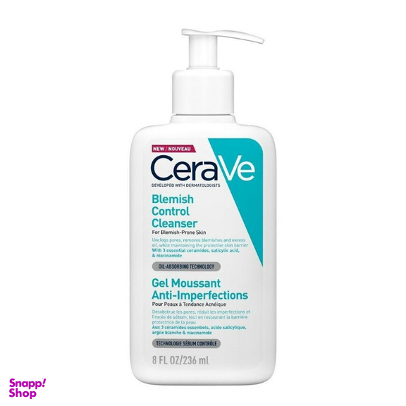 ژل شستشو صورت سراوی مدل Blemish Control حجم 236 میلی لیتر