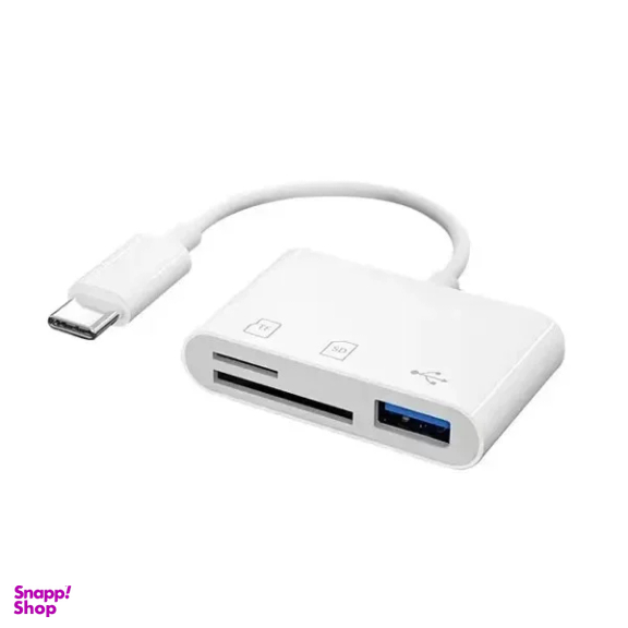 مبدل USB-C به USB و کارت‌ خوان کوتتسی مدل 33020