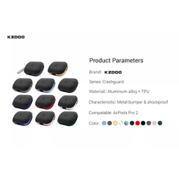 کاور ایرفون کی-دوو مدل CrashGuard مناسب اپل AirPod Pro 2
