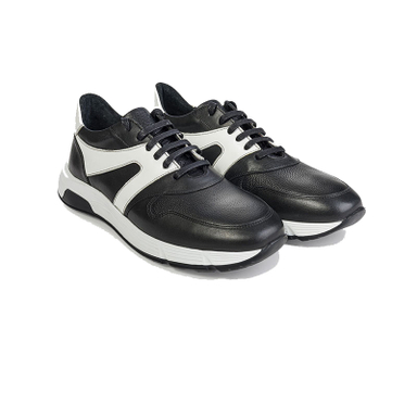 کفش مردانه چرم مشهد مدل J6187 رنگ مشکی