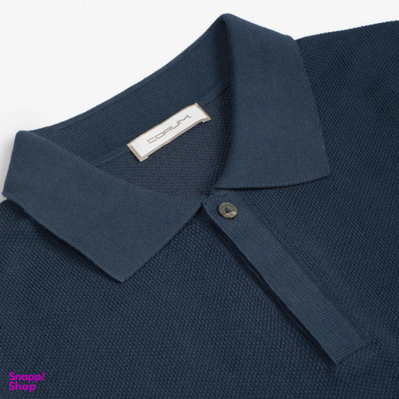 پولوشرت آستین کوتاه مردانه مدل GD-s-18532194 رنگ سرمه ای