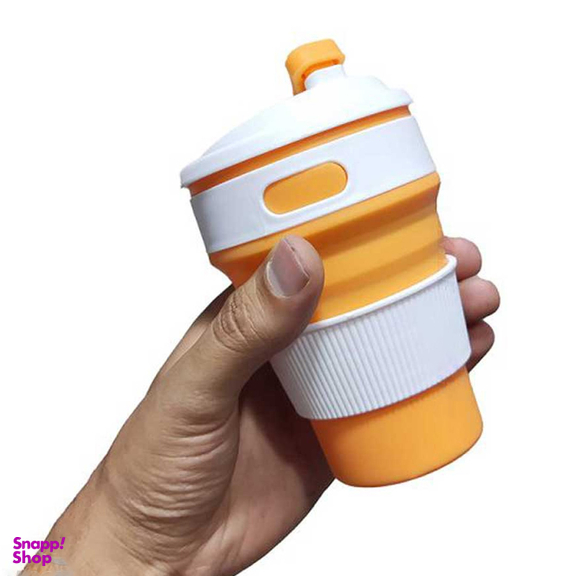 ماگ سیلیکونی تاشو مدل Collapsible گنجایش 350 میلی لیتر
