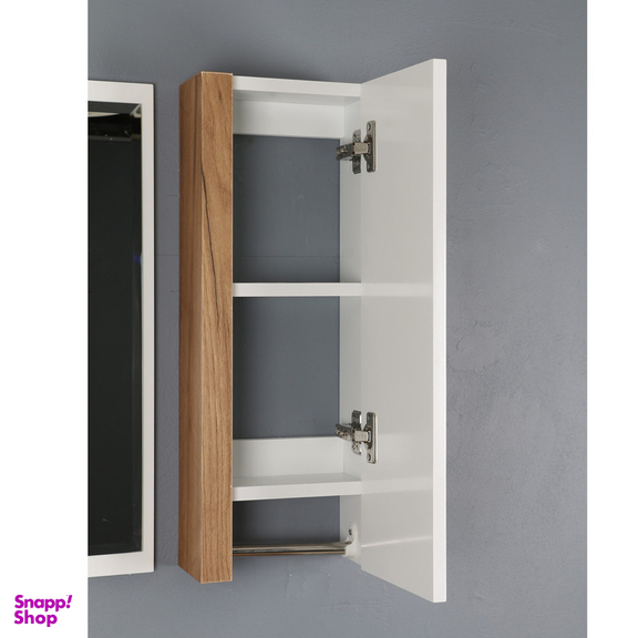 ست کابینت و روشویی دلفین مدل Znd-R23-W به همراه آینه و باکس