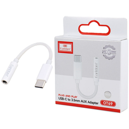تبدیل USB-C به Jack 3.5mm ارلدام مدل OT69