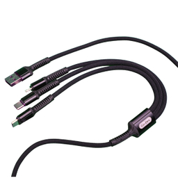 کابل تبدیل USB به microUSB/USB-C/ لایتنینگ گو-دس مدل GD-UC511 طول 1.2 متر