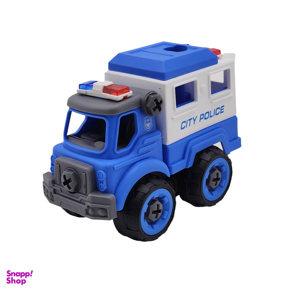 ساختنی ناب سل مدل ماشین بازی پلیس شهری به همراه پیچ گوشتی