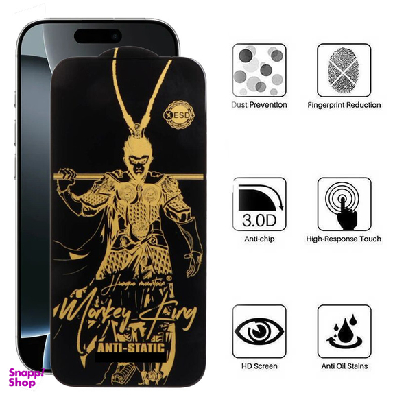 محافظ صفحه نمایش اپیکوی مدل Wukong ESD مناسب برای گوشی موبایل اپل iPhone 16 Pro Max