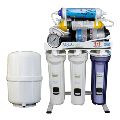 دستگاه تصفیه کننده آب خانگی آکوآ اسپرینگ مدل RO-S151 به همراه فیلتر بسته 4 عددی