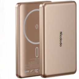 پاوربانک مغناطیسی 20 وات مک دودو مدل Metal Ultra-Thin ظرفیت 5000 میلی آمپر