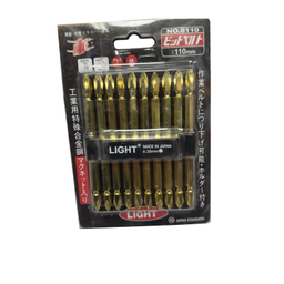 سری پیچ گوشتی دو سر چهار سو لایت مدل بلند کد SMT-LIGHT-JAPAN-8110 بسته 10 عددی