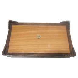 ست جعبه دستمال کاغذی و جاکاردی و سطل خاتم کاری هنرلوکس کد tp3