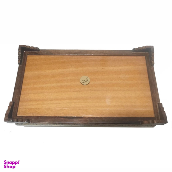 ست جعبه دستمال کاغذی و جاکاردی و سطل خاتم کاری هنرلوکس کد tp3