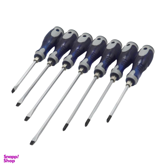 پیچ گوشتی و کیف ابزار میکا مدل YP-KIFDAR-8PSC مجموعه 8 عددی