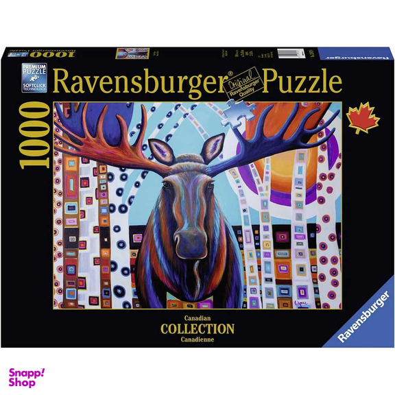 پازل 1000 تکه راونزبرگر مدل Winter Moose کد 13979
