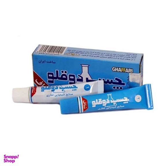 چسب دوقلو غفاری کد 002 حجم 12 میلی لیتر